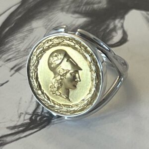 Doktorring i sølv, udført af Ragnar R. Jørgensen